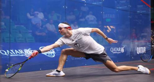 دييجو إلياس يتوج ببطولة قطر المفتوحة للإسكواش أمام مصطفى عسل